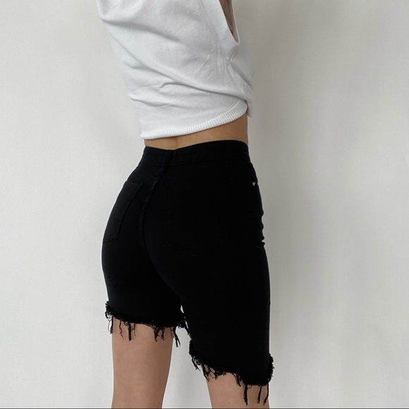 STORETS UNEVEN BIKER SHORTS - Picture 5 of 6